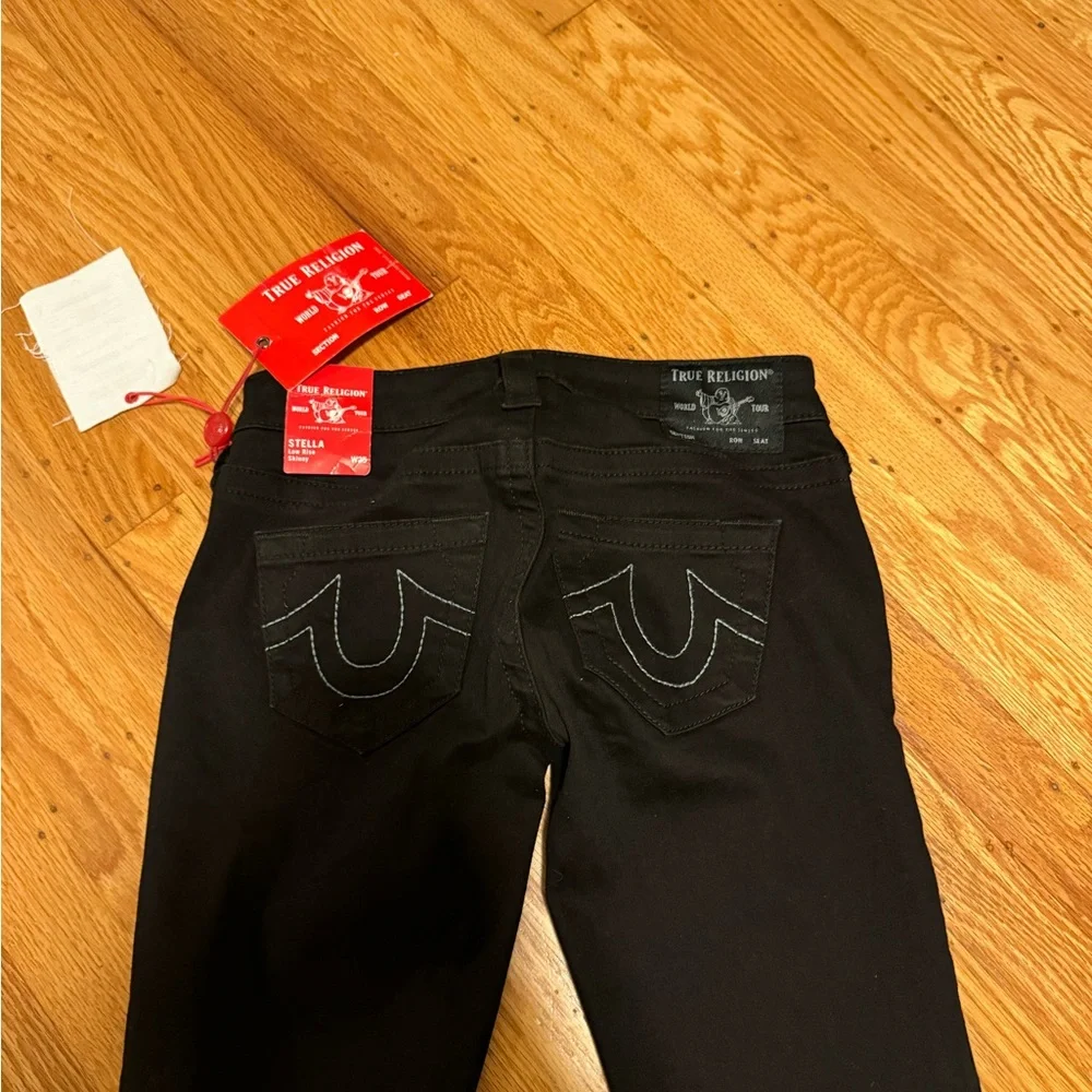 NWT True Religion Stella Lowrise Skinny Size 25 - Picture 3 of 4